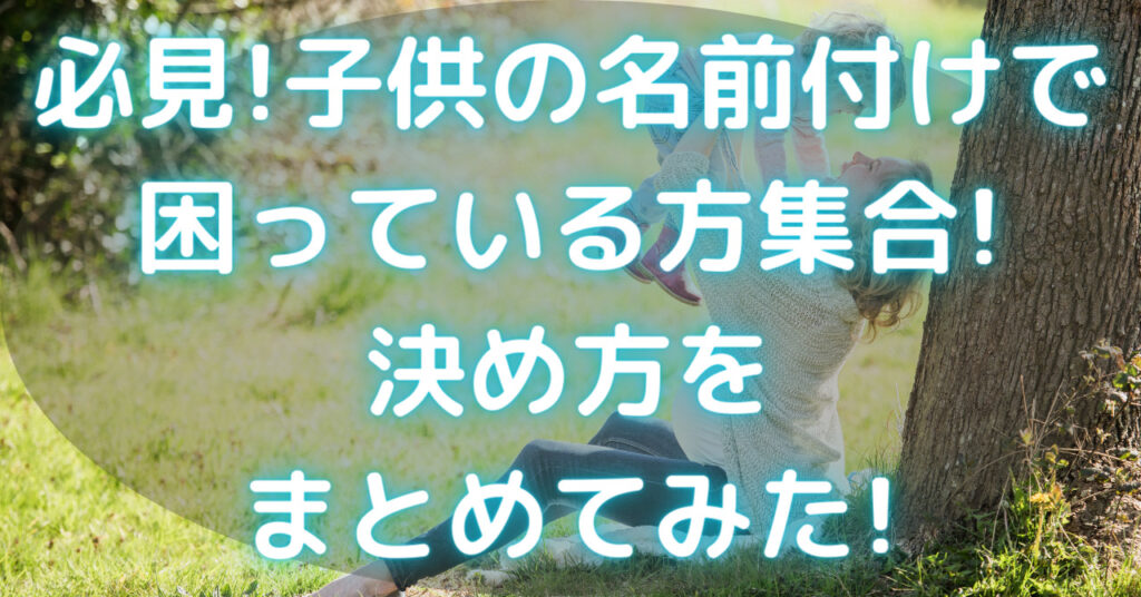 公園で子供を抱き上げている母親