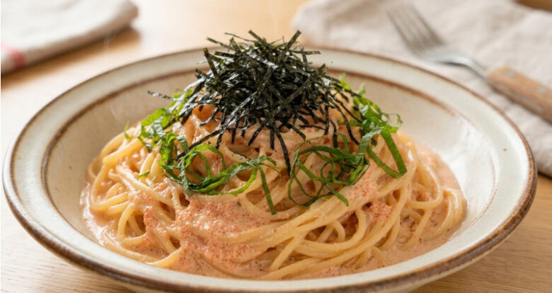 妊娠中でも安心して食べられるしっかり加熱したたらこクリームパスタ